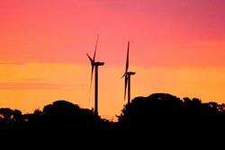 Sunset at Wonthaggi Wind Turbines  Foons Photographics 2006